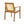 Preston Outdoor Dining Chair With Cushion Set of 2 - Teak / Beige