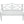 Outdoor Garden Patio Bench With Backrest And Armrest, Slatted Seat For Park, Yard & Porch, Balcony, Accommodates 2 - 3 People - White