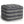 Corrie - Square Outdoor / Indoor Pouf - Navy / White