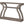 Accent Console Table For Entryway, Unique Curved Design