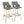 Stella - Contemporary Fixed Height Barstool With Swivel Square Footrest (Set of 2)