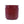 3 Pieces Ceramic Flowerpot Set, Bean Paste Red