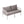 The Sleek All-Weather Resin Outdoor Loveseat and Coffee Table Set