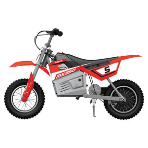 Razor MX350 Dirt Rocket Kids Electric Toy Motocross Motorcycle Dirt Bike, Red - TRAPSKI