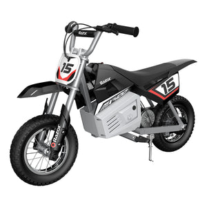 Razor MX400 Dirt Rocket 24V Electric Toy Motocross Motorcycle Dirt Bike, Black - TRAPSKI