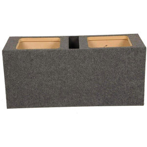 Square Solobaric Dual 12" Ported L3 L5 L7 Subwoofer Box Speaker Enclosure