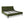 Aspen Vertical Tufted Headboard Platform Bed Set, King, Olive Green Performance Velvet