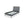 Twin Bed With Curved Headboard - Gray / Black