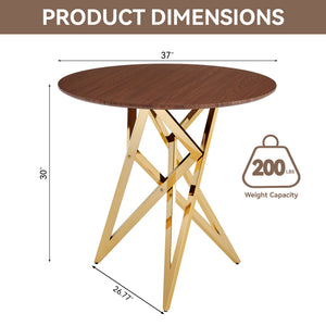 37 Inch Round Dining Table