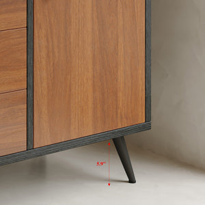 Modern Free-Standing Bathroom Vanity with Ceramic Sink & Sintered Stone Top