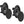 2) NEW Pyle PDIC81RDBK 250W 8 Inch Flush In-Wall In-Ceiling Black Speakers Pair