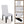 5 Piece Round Dining Table Set, Modern Dining Table And 4 Upholstered Chairs For Dining Room