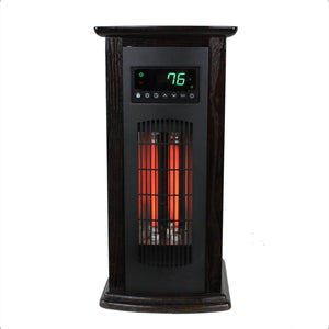 LifeSmart LifePro 1500 Watt 1500 BTU Infrared Quartz Indoor Tower Space Heater