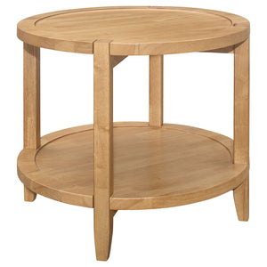 Isbell - Round Table With Storage Shelf