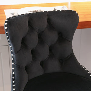 Swivel Adjustable Height Barstools Set of 2
