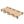 Furniture Moving Dolly, Heavy Duty Wood Rolling Mover With Wheels For Piano Couch Fridge Heavy Items, Securely Holds 500 Lbs (Set of 4) - Natural
