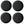 Pyle PDIC51RDBK 5.25 Inch 150 Watt Black In-Ceiling Flush Speakers Four pack