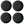 4) NEW Pyle PDIC81RDBK 250W 8 Inch Flush In-Wall In-Ceiling Black Speakers Four