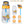 16.2Oz Leak-proof Kids Water Bottle with Straw Push Button Sport Water Bottle for Kids Crab Ship Jellyfish Rocket