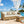 Outdoor Furniture Rattan Sofa with Cushions and Throw Pillows