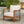 Outdoor Tub Design Armchair with Woven Rope and Acacia Wood