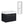 Modern Wall Mounted Bathroom Vanity with Resin Sink and Storage Rack