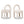 Penny Round Arched Fully Upholstered Dining Side Chair, Set of 2