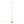 Icicle 65' Modern Swivel Floor Lamp in Gold Metal