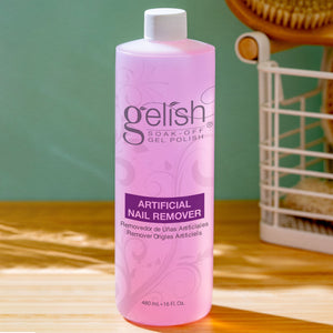 Gelish Artificial Nail and Soak Off Gel Polish Remover Refill 480mL, 16 Fl Oz - TRAPSKI