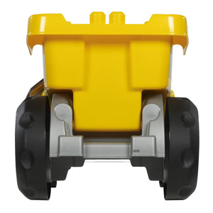 Mega Bloks Large Caterpillar Dump Truck Toy with 25 Play Building Blocks | DCJ86