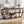 Extra Long Entryway Console Sofa Table With 7 Tier Shelves - Brown / Black