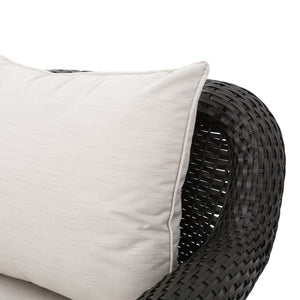 Amaya Outdoor Swivel Rocker Chair with Water Resistant Cushions
