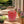 13.4' Oversized Resin Dragon Fruit Stool, Multi-Purpose Side Table & Plant Stand