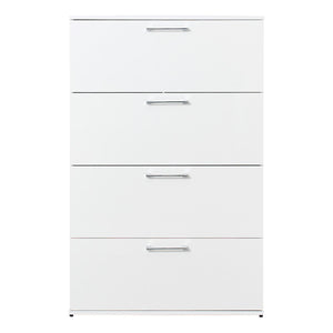 Bliss - Glossy 4 Drawer Jumbo Chest With Extra Deep Storage