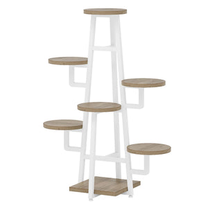 7 Tier Corner Plant Shelf With High Low Design For Living Room