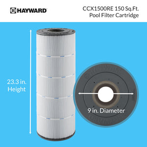 Hayward CCX1500RE 150 Square Foot Replacement Swimming Pool Filter Cartridge
