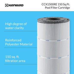 Hayward CCX1500RE 150 Square Foot Replacement Swimming Pool Filter Cartridge