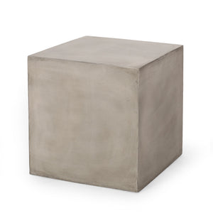 Outdoor MGO Square Side Table, Light