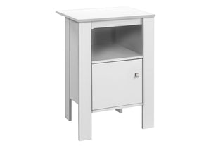 Accent Nightstands with Storage and Transitional Style
