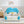 Cute Cloud Shape Bed With Guardrails Cartoon Design, Storage Pocket