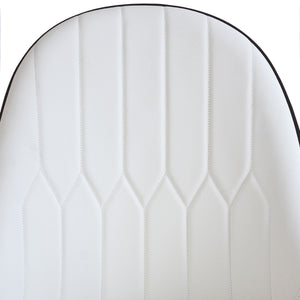 Modern Sponge-Filled Dining Chair, Solid Wood Metal Legs, Suitable For Restaurants, Living Rooms And Rooms (Set of 2)