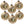 Decorative Hanging Ball Christmas Tree Ornaments For Holiday Decorations Set of 6