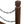 5 Ft Wooden Garden Bridge, Stained Wood Arc Footbridge with Chain Railings