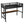 Metal Twin XL Size Loft Bed with Power Outlet and LED Light