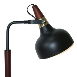 Glowlite - Table Lamp With Cone Shade - Black