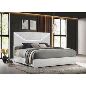Pierce - Panel Bed LED Headboard