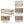 4-Piece Acacia Wood Patio Furniture Set