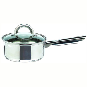 Gibson Home Abruzzo 12 Piece Stainless Steel Cookware Set with Utensils, Silver