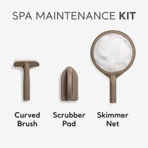Intex PureSpa Hot Tub Maintenance Accessory Kit with Brush, Skimmer and Scrubber