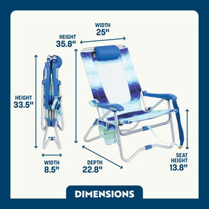 GCI Outdoor Bi-Fold Beach Chair - Case Pack Bundle